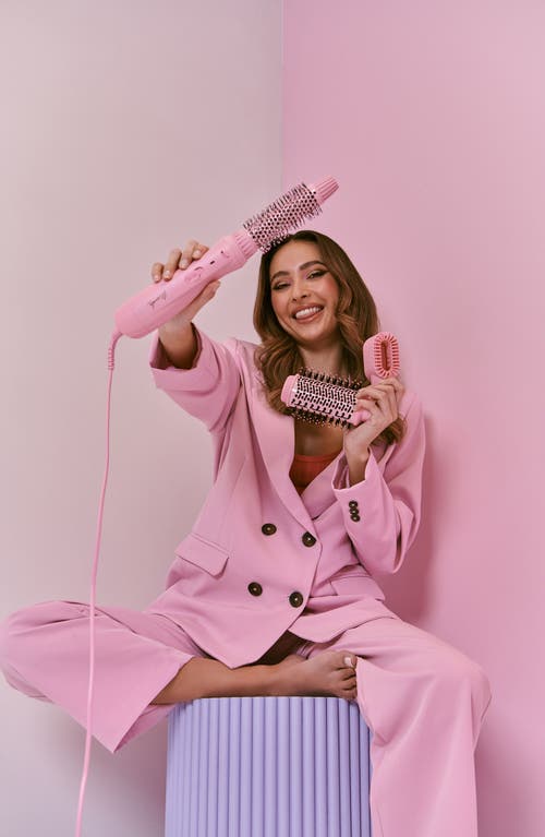 Mermade Hair Interchangeable Blow Dry Brush In Pink