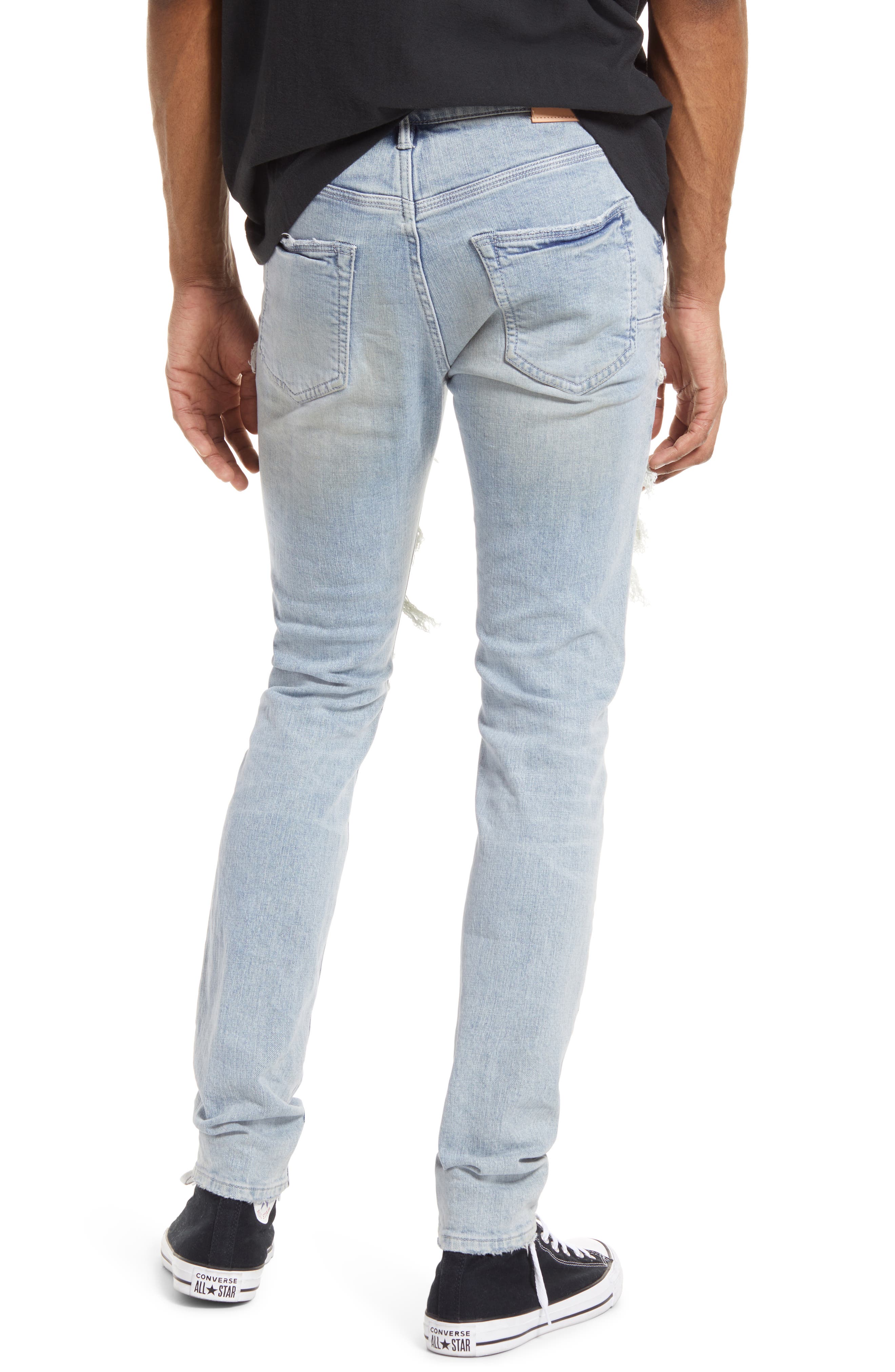 PURPLE BRAND Rip \u0026 Repair Skinny Jeans 