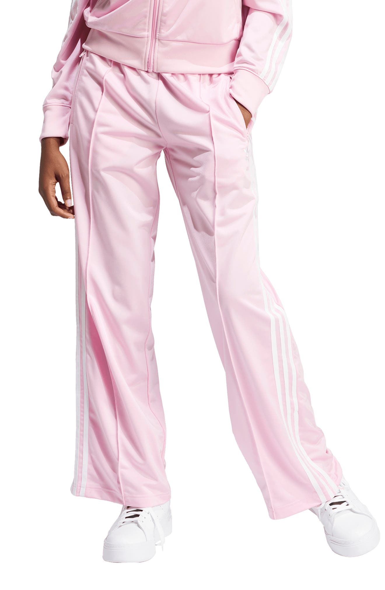 adidas track pants womens pink