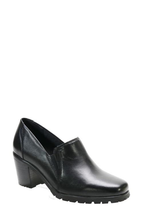 David Tate Craft Pump In Black Lamb