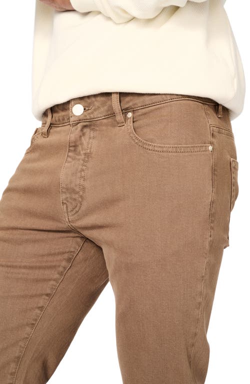 Warp & Weft Warp+weft Ams Slim Fit Jeans In Mocha