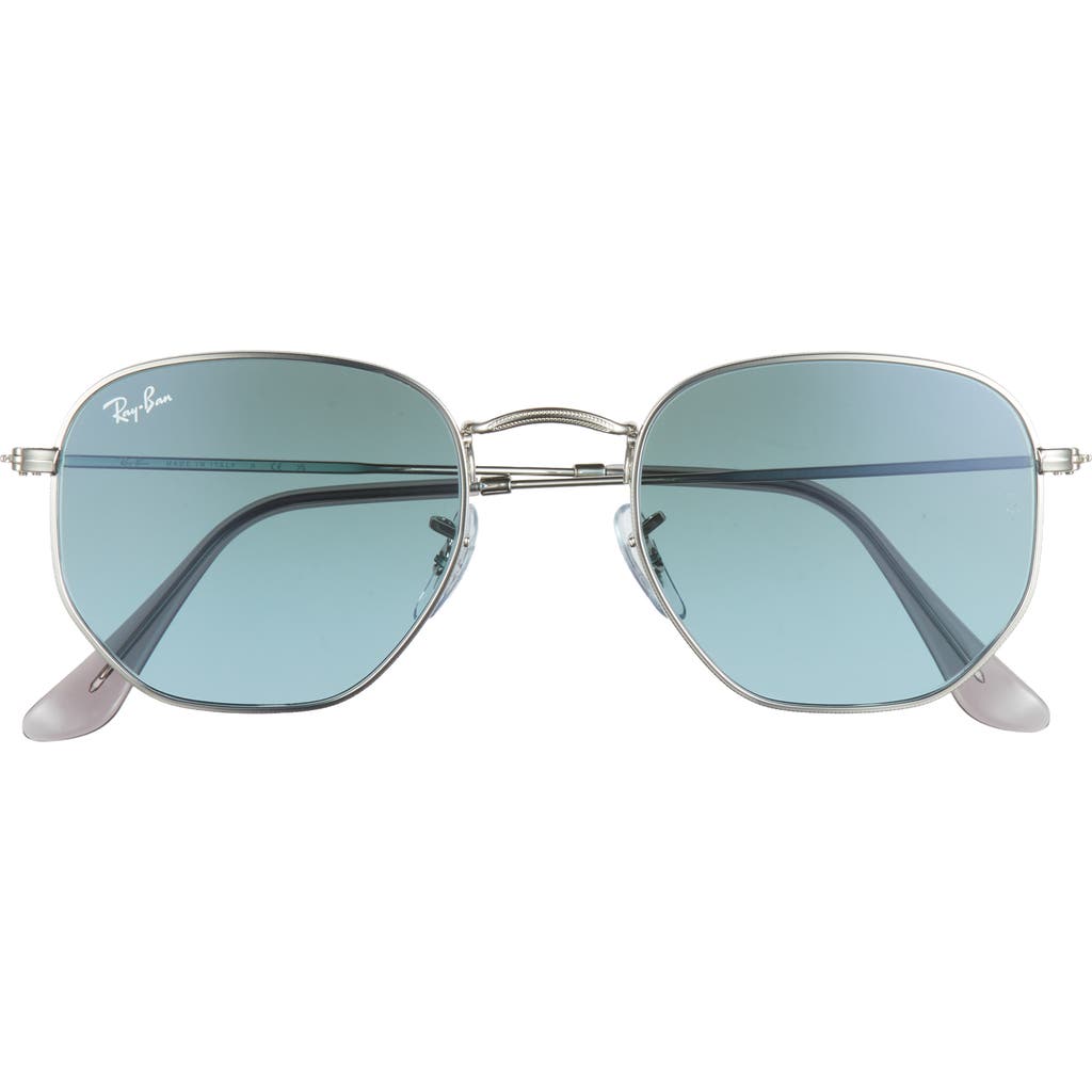 Ray Ban Ray-ban 51mm Geometric Sunglasses In Blue Gradient