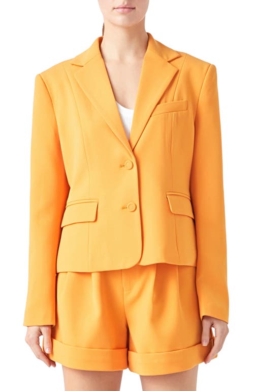 Endless Rose Three-Button Blazer Clementine at Nordstrom,