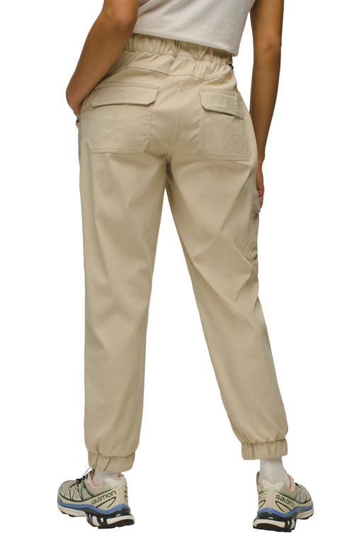 Shop Prana Stretch Zion™ Elastic Waist Joggers In Sandstone Block