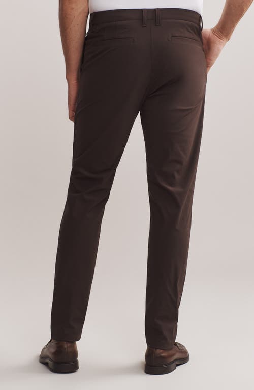 Shop Rhone Commuter Slim Fit Pants In Dark Espresso