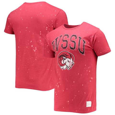 Minnesota Wild Retro Brand WOMEN'S Red 3/4 Sleeve Baseball T-Shirt