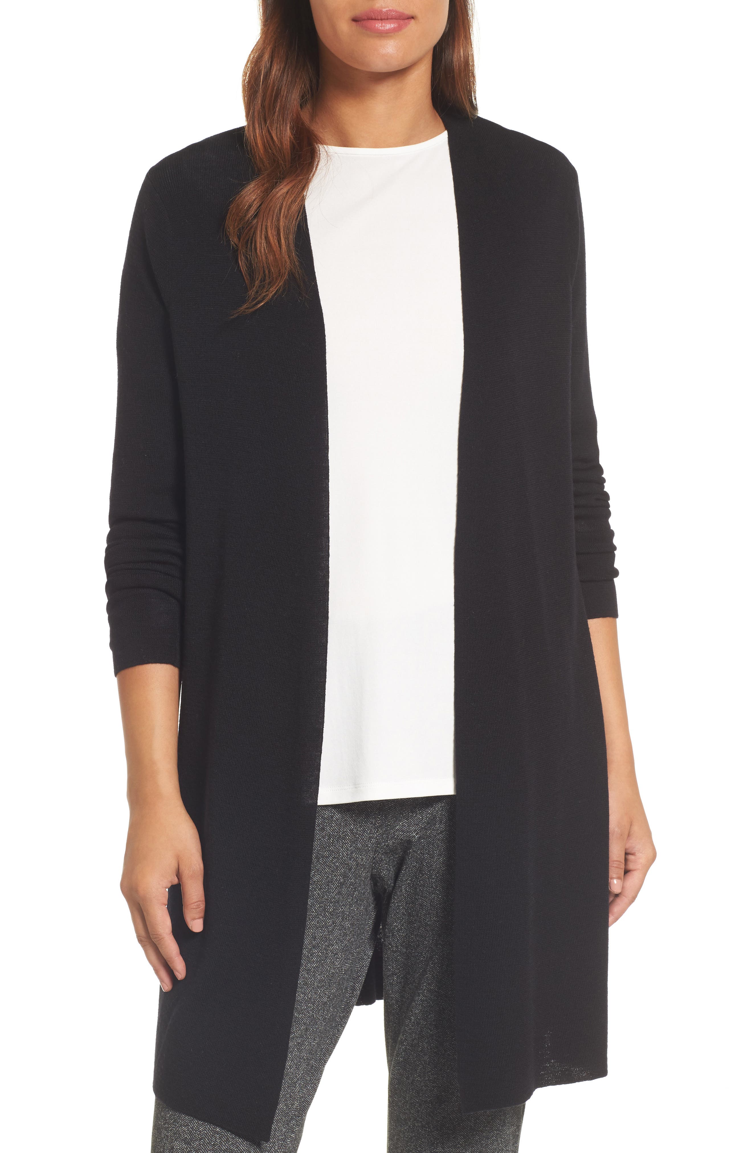 Eileen Fisher Long Merino Wool Cardigan Nordstrom