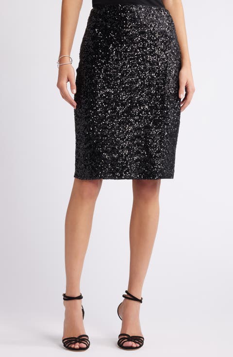 Black maxi Embroidered Wool Skirt 4769 Black maxi Embroidered Wool Skirt 4769