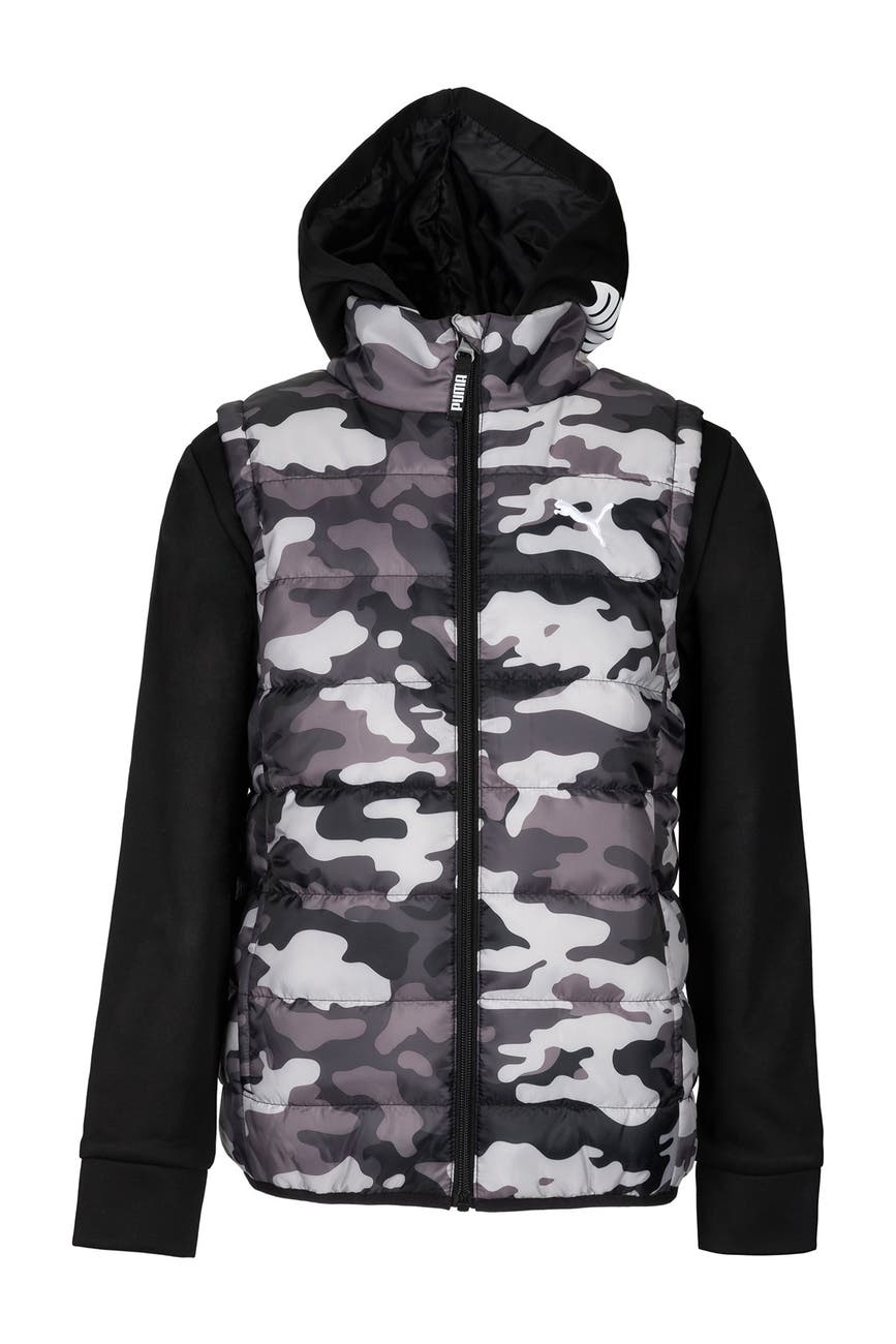 puma camo bomber jacket