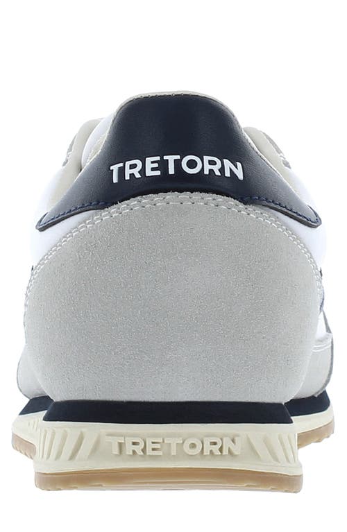 Shop Tretorn Rawlins Sneaker In White/grey/navy