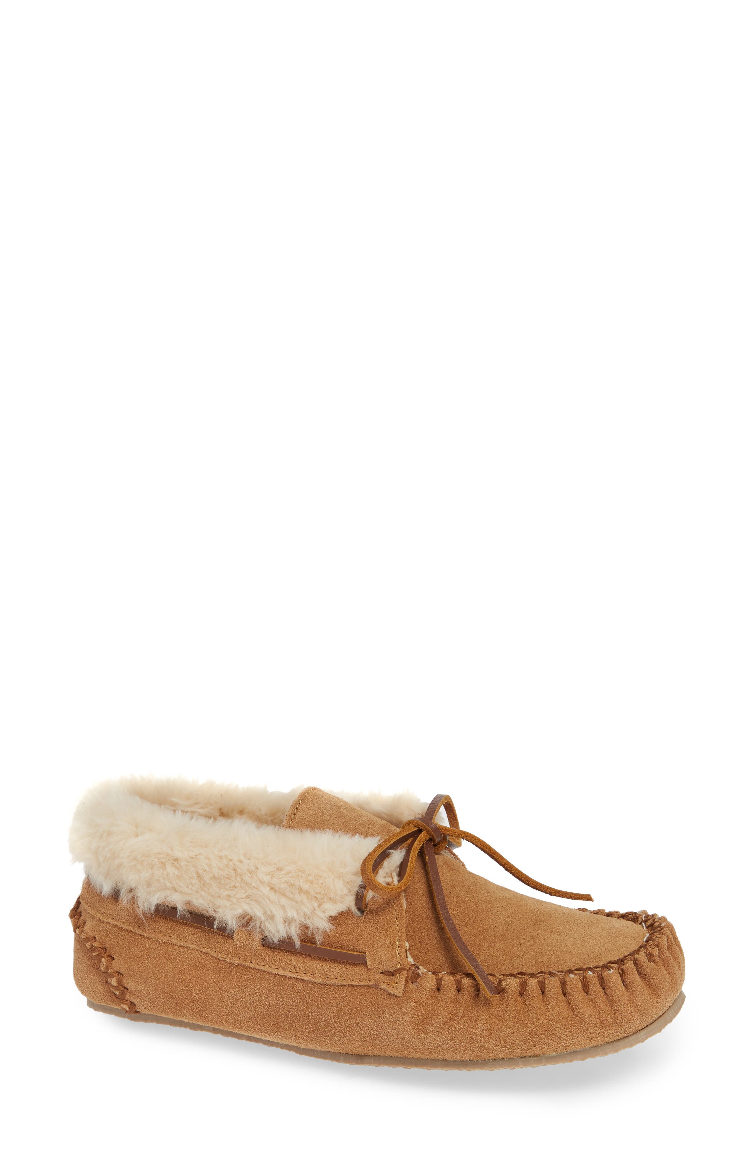 womens moccasin bootie slippers