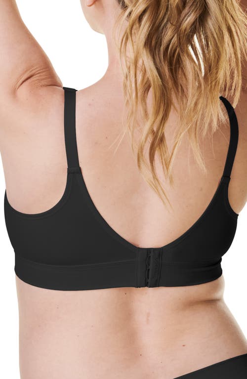 Bravado Designs V-neck Wireless Maternity/nursing Bra In Black