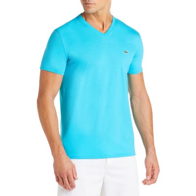 Lacoste Regular Fit V-Neck T-Shirt, Blue
