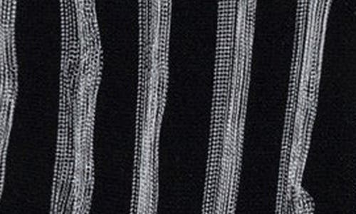 HANSEL FROM BASEL HANSEL FROM BASEL MYKONOS STRIPE SHEER CREW SOCKS