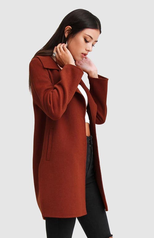 Shop Belle & Bloom Ex-boyfriend Wool Blend Oversized Jacket In Caramel