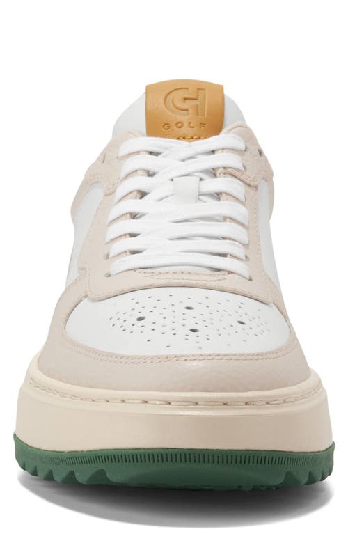 Shop Cole Haan Grandpro Crossover Waterproof Spikeless Golf Shoe In Whitecap Gray/opti