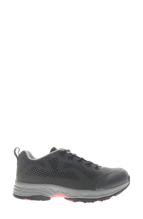 Propét Cora Water Resistant Hiking Shoe In Black/ Hot Pink