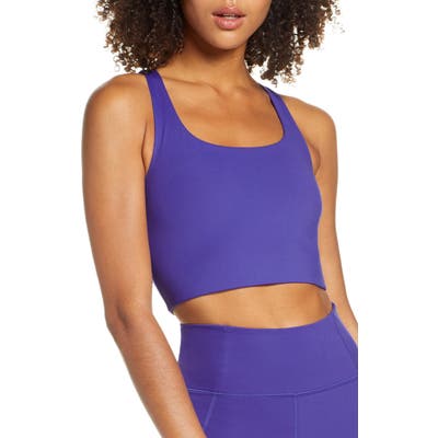 Girlfriend Collective Paloma Sports Bra, Blue