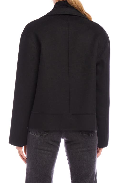 Shop Fifteen Twenty Ludlow Wool Blend Jacket In Black