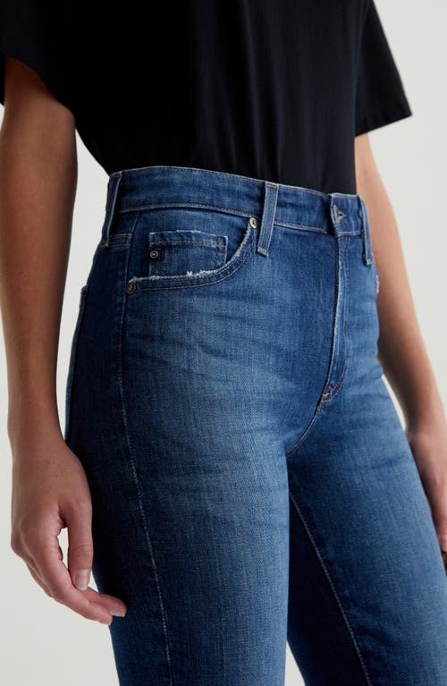 Shop Ag Mari Mid Rise Slim Straight Leg Jeans In Mykonos