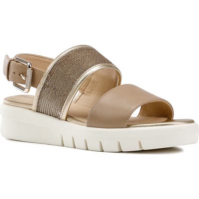 Geox Wimbley 3 Sandal, Beige