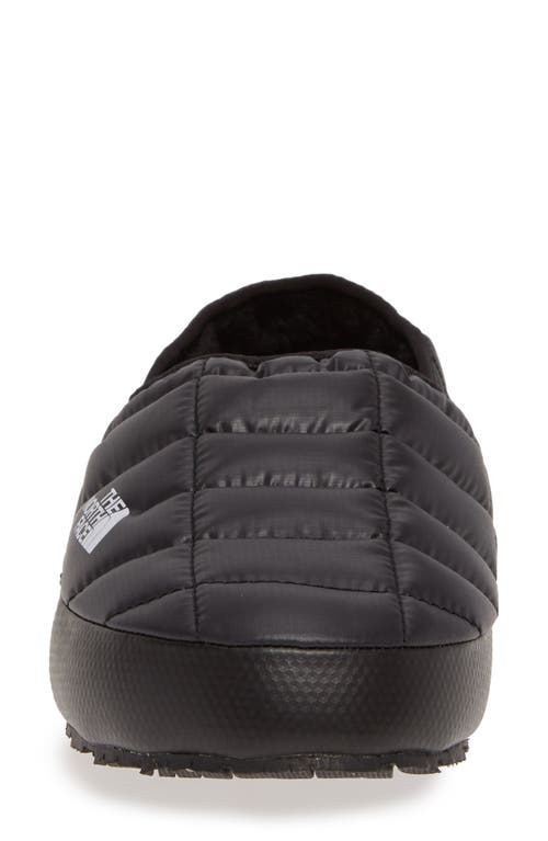 Shop The North Face Thermoball™ Water Repellent Traction V Mule In Black/black Fabric