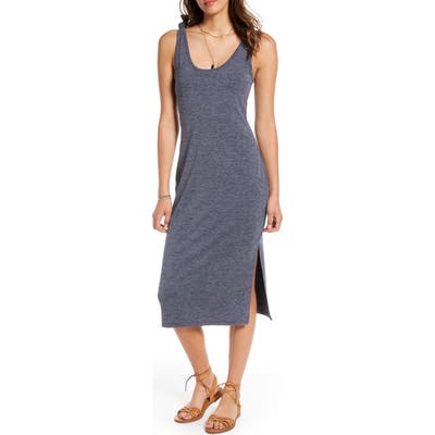 Treasure & Bond Scoop Neck Knit Dress, Blue