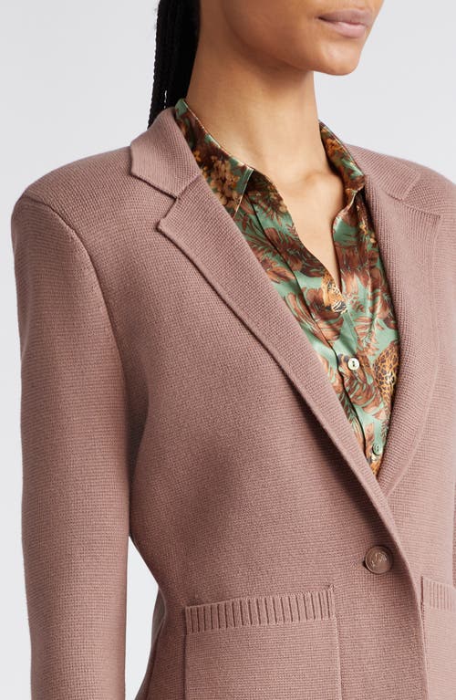 L Agence L'agence Lacey Cotton Blend Cardigan In Deep Taupe