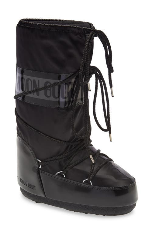 Moon Boot® Glance Water Repellent Boot in Black