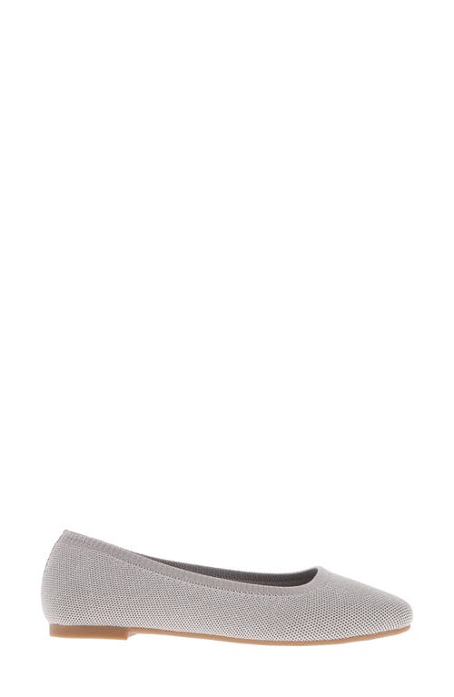 Mia Brendy Ballet Flat In Silver
