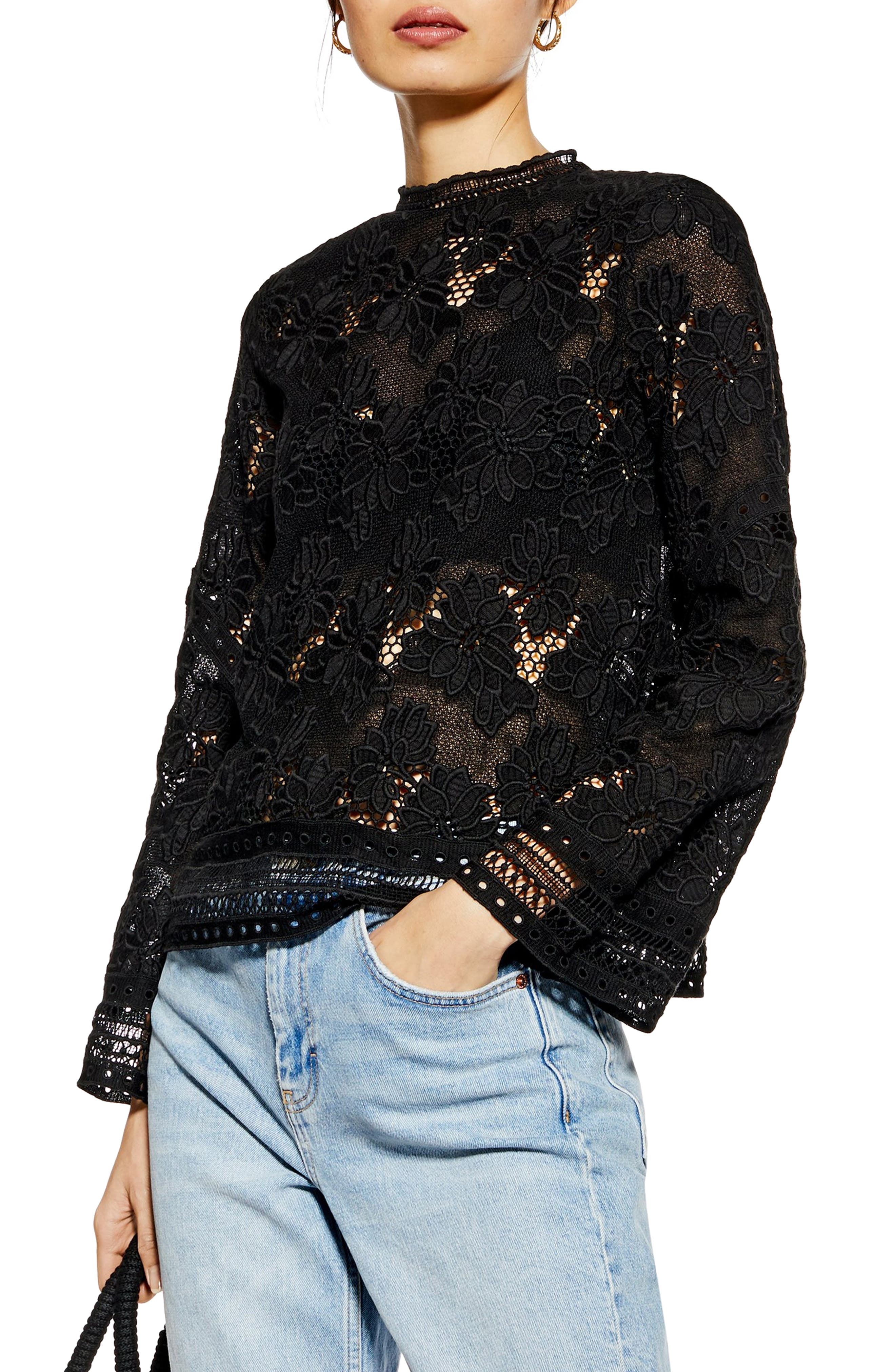 Floral Lace Blouse Nordstrom