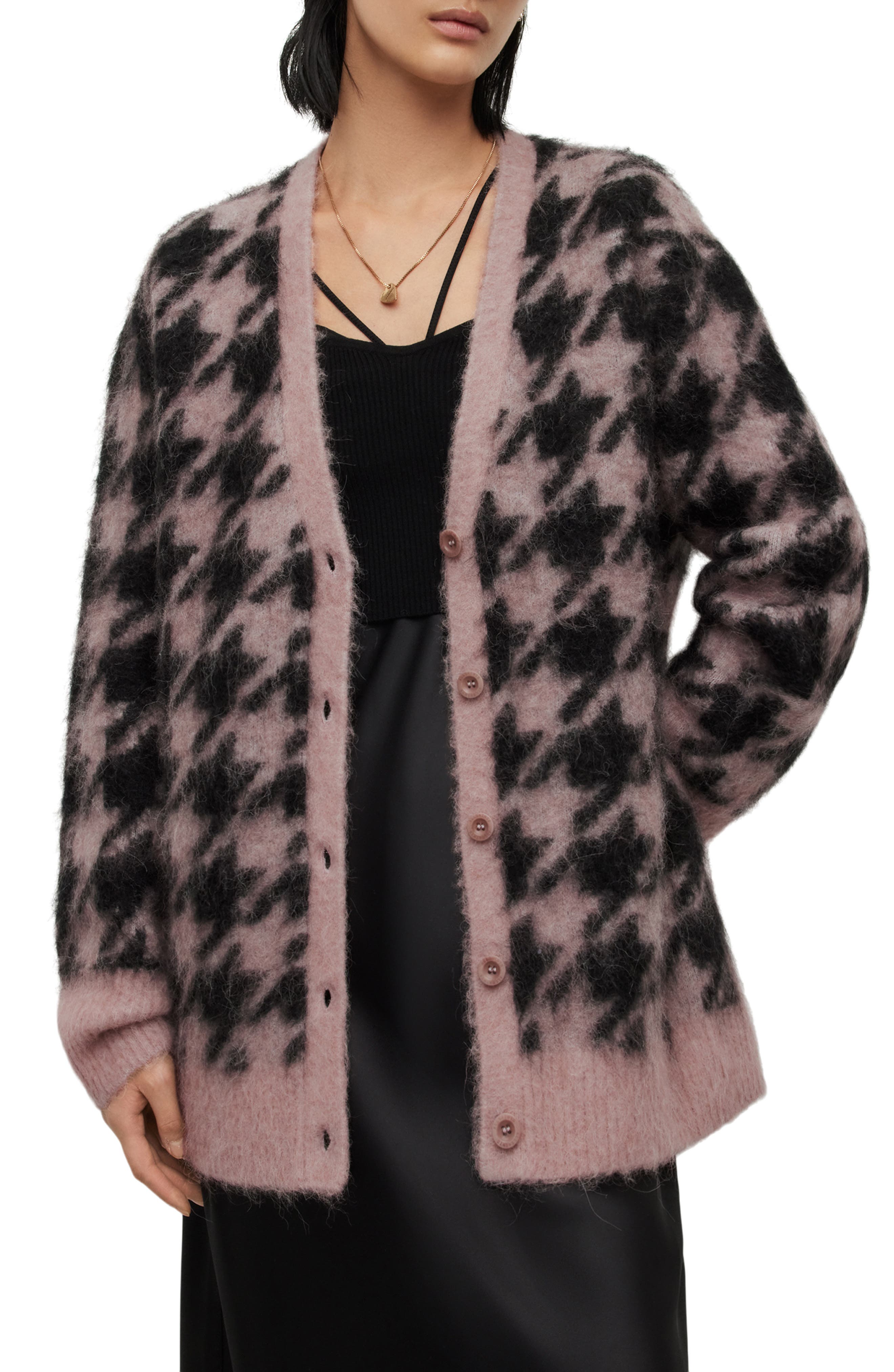 オールセインツ レディース ニット・セーター Cardi Vanessa All chalk