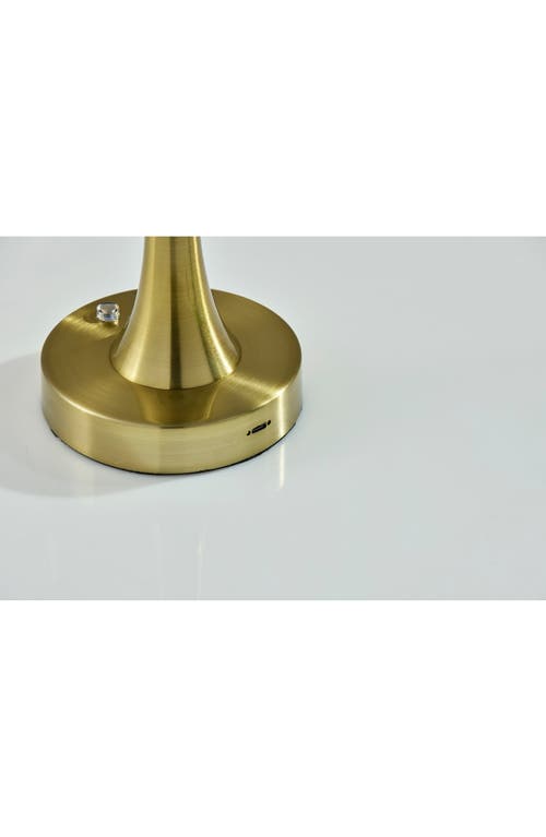 Adesso Lighting Jimmy Cordless Led Lamp In Antique Brass