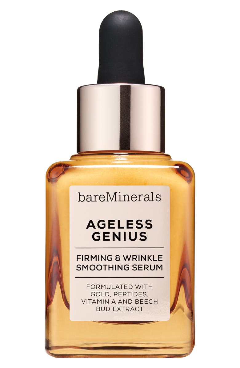 BAREMINERALS<SUP>®</SUP> Ageless Genius Firming & Wrinkle Smoothing Serum, Main, color, NO COLOR