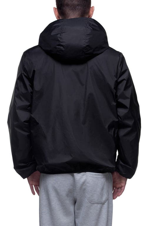 Rokka&rolla Packable Mesh Lined Windbreaker In Black