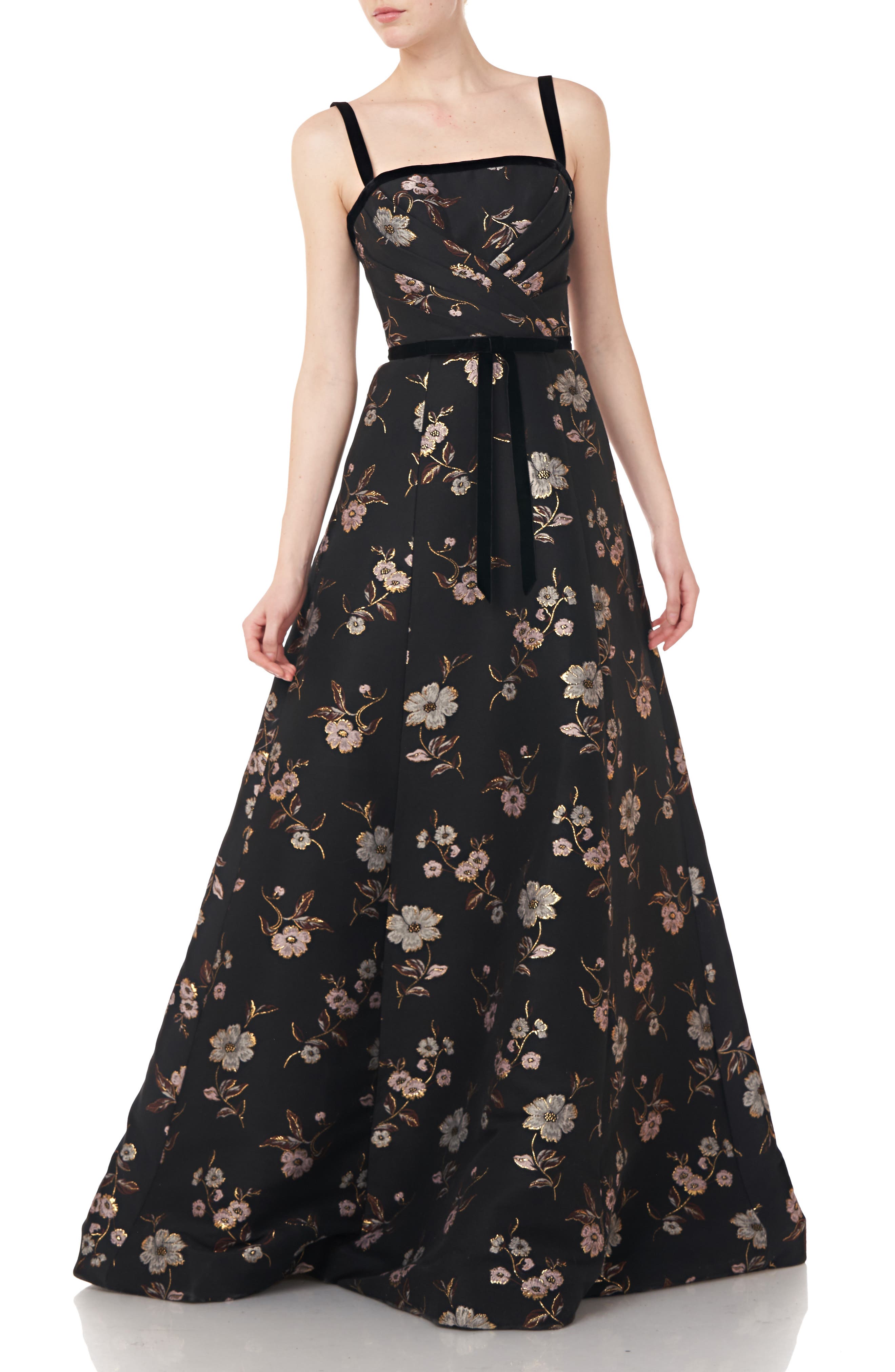 monique lhuillier floral jadore gown
