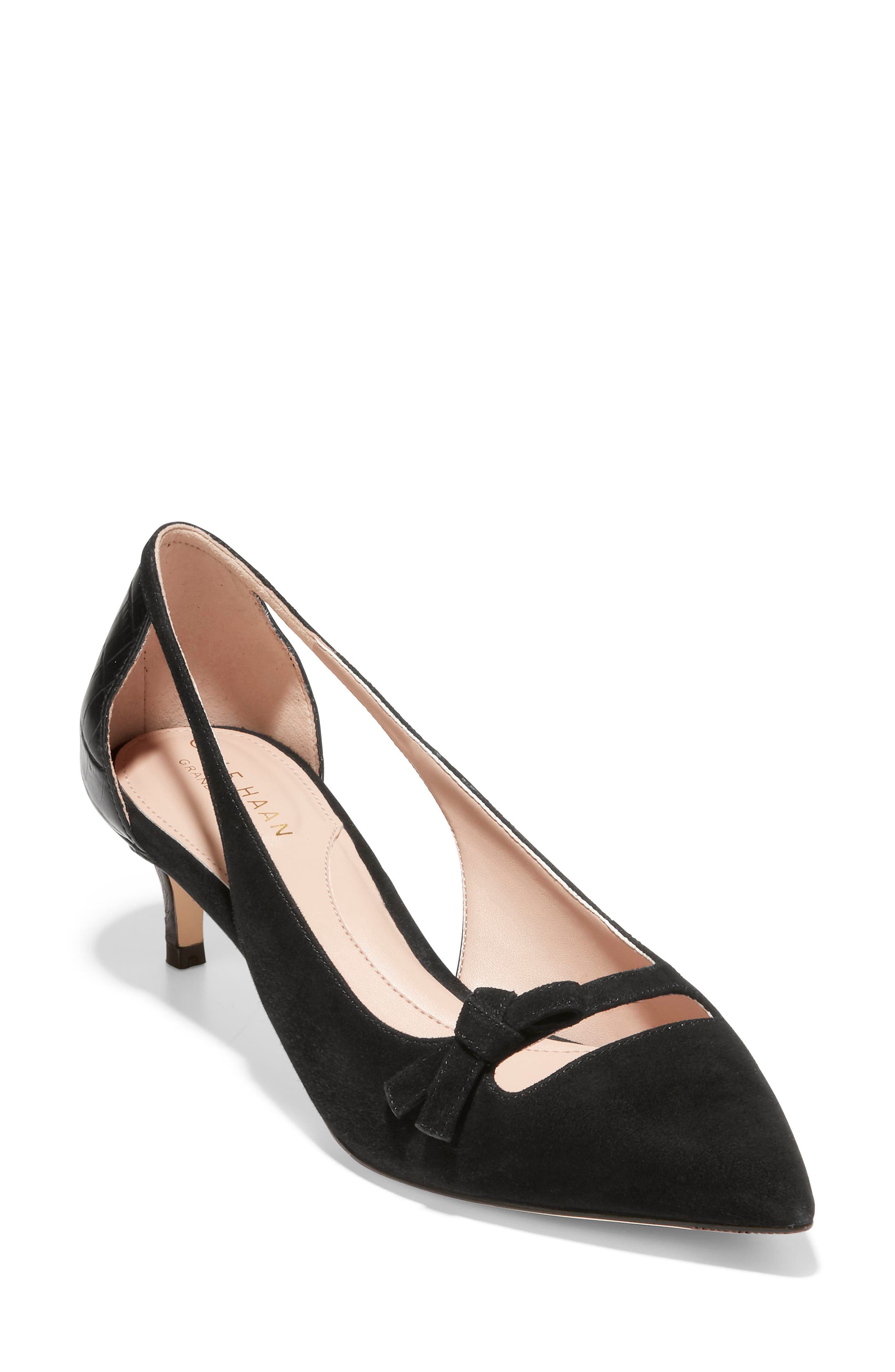 cole haan black pump
