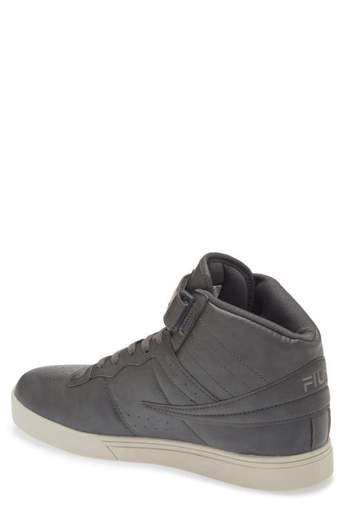 Fila Vulc 13 High Top Sneaker In Coarse Rock/soft Birch