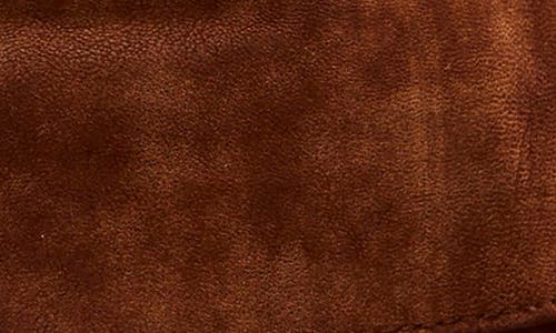 Shop Free People Low Rise Faux Suede Micro Miniskort In Shaved Chocolate