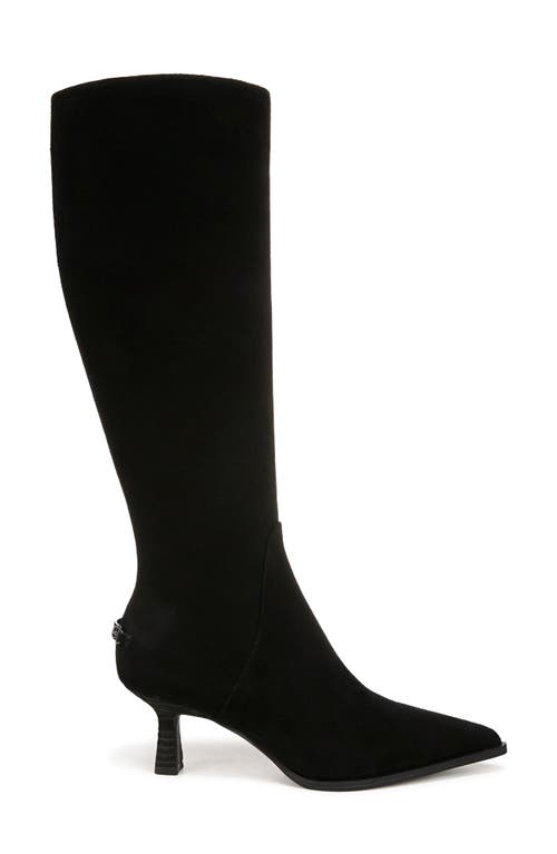 Shop Circus Ny By Sam Edelman Yulia Pointy Toe Knee High Boot In Black Suede