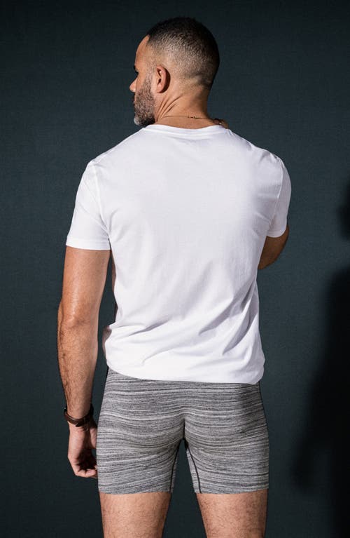 Saxx Ultra Super Soft Relaxed Fit Boxer Briefs In Spacedye Heather- Grey