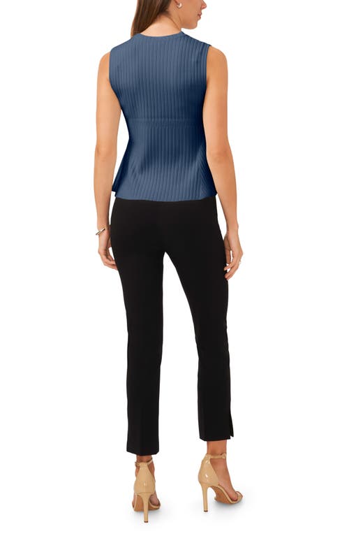 Shop Halogenr Halogen(r) Sleeveless Peplum Sweater In Swift Seas Blue