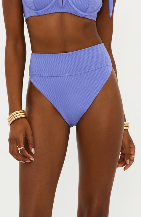  Volcom Women's Standard Stripe Search Hi Leg Cut Bikini Bottom,  White, Medium : Clothing, Shoes & Jewelry