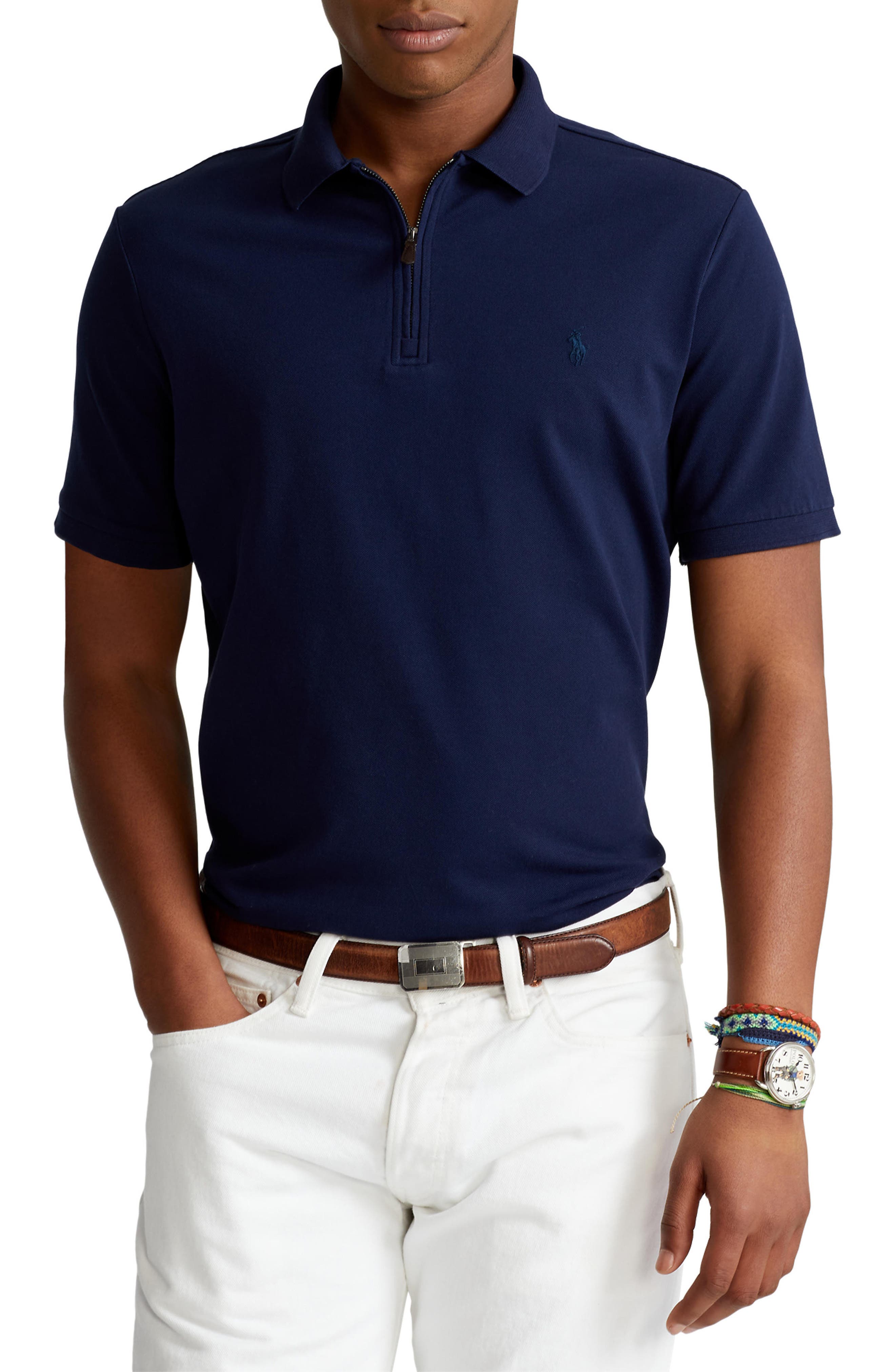 ralph lauren navy blue polo