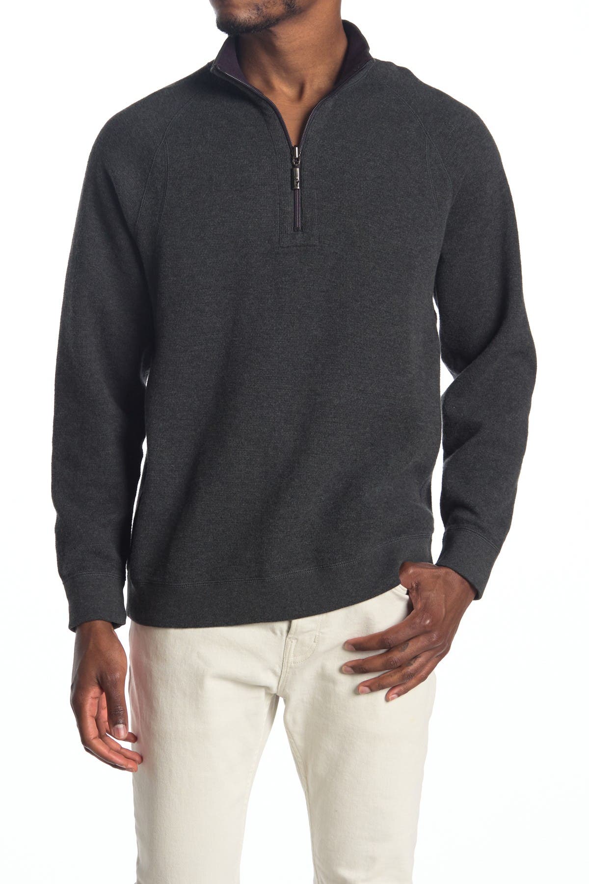 tommy bahama quarter zip sweater
