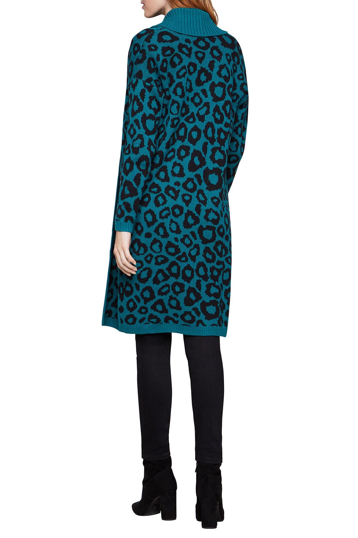 bcbg leopard coat