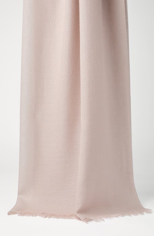 Shop Brunello Cucinelli Cashmere And Silk Scarf In Light Pink