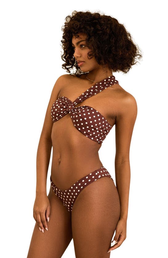 Shop Dippin Daisys Charlie Bottom In Dotted Brown