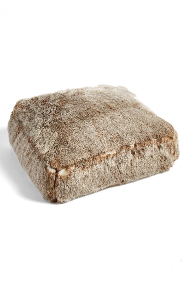 Nordstrom at Home 'Cuddle Up' Faux Fur Pouf | Nordstrom