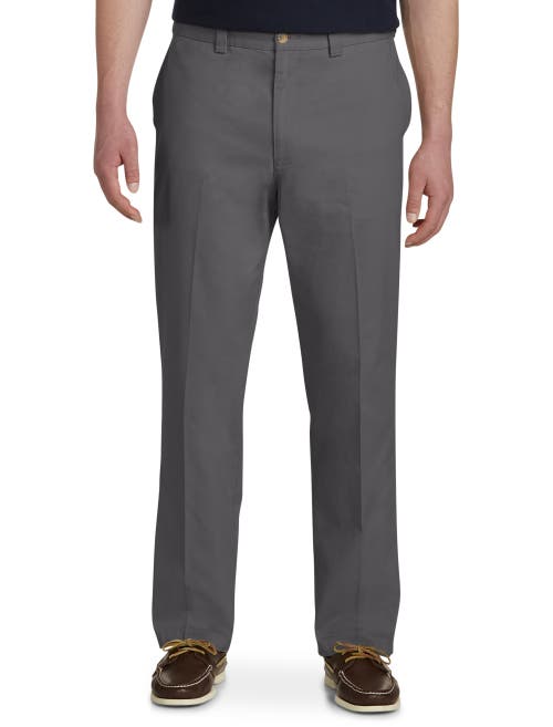 Shop Harbor Bay By Dxl Waist-relaxer Pants In Charcoal